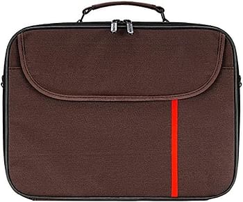 Laptop bag, Datazone shoulder bag 15.6 inch Brown with Norton N360 Deluxe 50 GB PC cloud backup AR 1 user 3+2 Device.