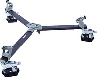 Manfrotto 114 Cine/Video Deluxe Dolly for 117X Tripod with 5-Inch Wheels - Replaces 3067,Black