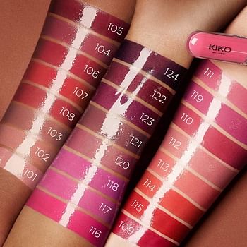 KIKO Milano Unlimited Double Touch Lipstick 103 Natural Rose, 2x3 ml (Pack of 1)