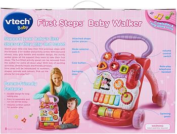 VTech - FIRST STEP BABY WALKER - Pink