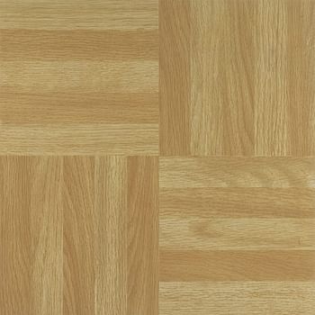 Achim Home Furnishings FTVWD20420 Nexus 12-Inch Vinyl Tile, Wood, 12" W x 12" L x 1.2mm T, Four Finger Square Parquet, 20 Sq Ft