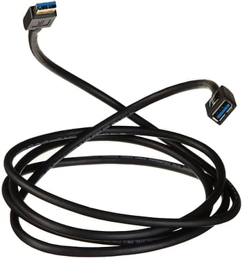 Usb 3.0 Extension Cable - A-Male To A-Female Adapter Cord - 6.5 Feet (2 Meters) - Black