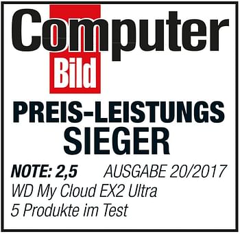 WD My Cloud EX2 Ultra 16TB - Black