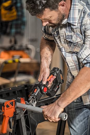 WORX WX550L.9 20V Power Share Axis Cordless Reciprocating & Jig Saw (Tool Only)Multicolor