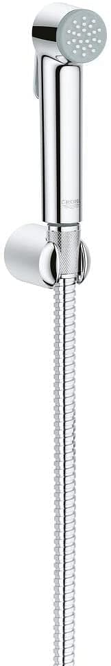 GROHE Bathroom Fixtures, Trigger Spray, Shattaf with Wall Holder - Tempesta-F Collection, 26354000, Silver