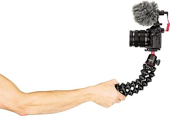 JOBY Gorillapod 3K Tripod Kit 3K Compact Tripod with 3K Ball Head for Small Mirrorless Cameras or Small Devices JB01507, Black