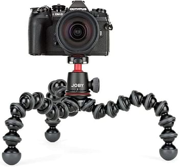 JOBY Gorillapod 3K Tripod Kit 3K Compact Tripod with 3K Ball Head for Small Mirrorless Cameras or Small Devices JB01507, Black