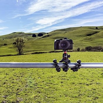 JOBY Gorillapod 3K Tripod Kit 3K Compact Tripod with 3K Ball Head for Small Mirrorless Cameras or Small Devices JB01507, Black