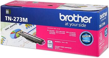 Brother Genuine TN-273M Standard Yield Magenta Ink Printer Toner Cartridge /Single/Magenta