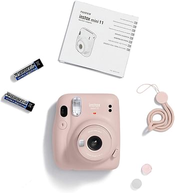Fujifilm Instax mini 11 Instant Film Camera Blush Pink, 16655211, Fujifilm 16654774 instax mini 11 (Blush Pink)