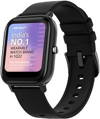 Fire-boltt SPO2 full touch smart watch 8 days battery life compatible with android and ios ipx7 with heart rate, bp, fitness and sports tracking, 1.4" black