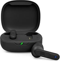 JBL Wave 300TWS True Wireless Earbuds, Deep Bass Sound, 26H Battery, Open-Ear Comfortable Fit, Hands-Free Stereo Call, Dual Connect, Rain Resistant, Voice Assist, Touch Control - Black, JBLW300TWSBLK/1 set