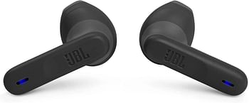 JBL Wave 300TWS True Wireless Earbuds, Deep Bass Sound, 26H Battery, Open-Ear Comfortable Fit, Hands-Free Stereo Call, Dual Connect, Rain Resistant, Voice Assist, Touch Control - Blue, JBLW300TWSBLU