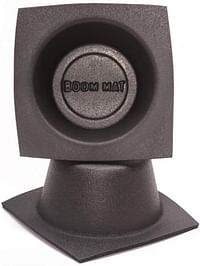 Design Engineering 050321 Boom Mat Speaker Baffles, 5.25" Round Slim (Pack of 2), black