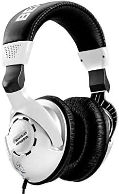 Behringer HPS3000 Studio Headphones Studio Over-Ear - Black White