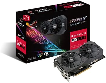 Asus ROG Strix Radeon RX 570 O4G Gaming OC Edition GDDR5, 256bit/Black