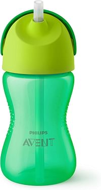 Philips Avent Bendy Straw Cup For Children, Assorted Color, 12M+/300 Milliliters/Assorted Color