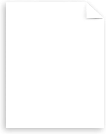 Neenah White Index, Heavyweight Cardstock, 300 Sheets, 110 lb/199 gsm, 94 Brightness, 8.5" x 11" - MORE SHEETS! (91635) - White