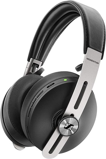 Sennheiser M3AEBTXL Momentum Wireless Noise Cancelling Headphones With Auto On/Off, Smart Pause Functionality And Smart Control App - Black  , /One Size