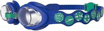 Speedo Unisex Infant Spot Goggle Swimming Goggle (pack of 1)/Beautiful Blue-Emerald-Clear/One Size