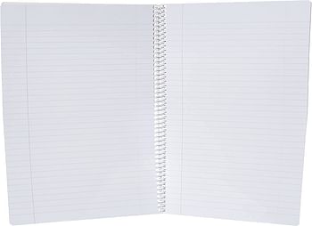 pajory Spiral Notebook, Economic, A4, 80F 60 g, Ruled/Single/Multicolor/One size