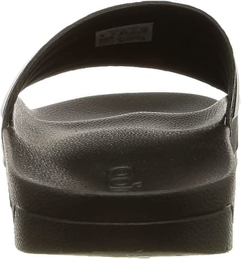 adidas Adilette Shower Slides Beach & Pool Unisex-adult Slide Sandal /Black (Matte Black-White-Core Black)/43 EU