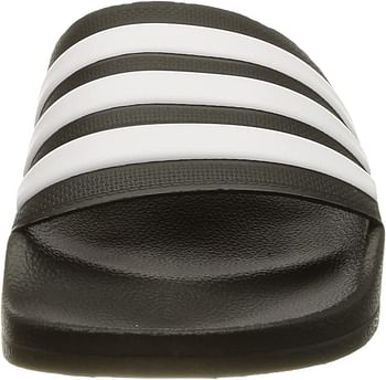 adidas Adilette Shower Slides Beach & Pool Unisex-adult Slide Sandal /Black (Matte Black-White-Core Black)/43 EU