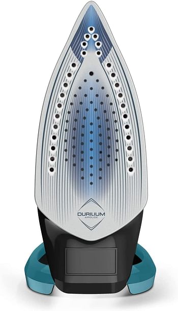 Tefal Ultraglish Steam Iron, Durilium Airglide, Anti calc, Anti Drip, 2800 Watts, Blue / Black, FV6832M0