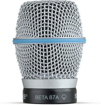 Shure BETA 87A, Vocal Microphone, Supercardioid Pattern, Professional Voice Recording, For Live Singing & Performance, Warm & Accurate Sound, Black