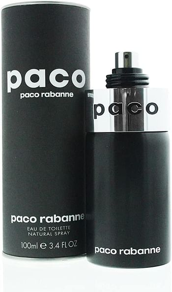 Perfume for men, paco rabbane, 100 ml EDT Spray /Black Pack/100 ml