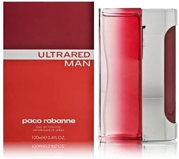 paco rabbane Ultrared Men's Eau de Toilette, 100 ml-multicolor