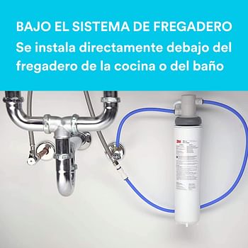 3M Aqua Pure Under Sink Water Filter System AP Easy Cyst FF, 5609223, Full Flow, 0.5 um, 4/Case, white