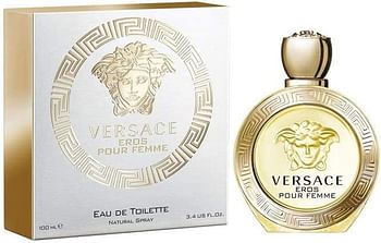 Versace Eros Pour Femme by Versace for Women - Eau de Parfum, 100ml/Gold/100 ml