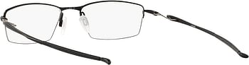 Oakley Men's Ox5113 Lizard Titanium Rectangular Prescription Eyeglass Frames/Satin Black-Demo Lens/54 Millimeters