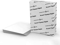 Accent Opaque White 8.5” x 11” Cardstock Paper, 120 Lb, 325 GSM 150 Sheets 1 Ream Premium Smooth Extremely Heavy Cardstock, Printer Paper for Invitations, Cards, Menus, Business Cards – 188179R