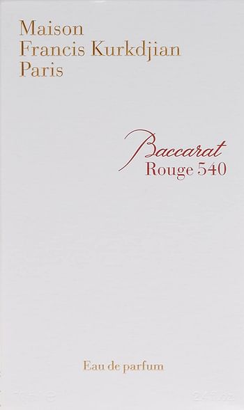 Maison Francis Kurkdjian Baccarat Rouge 540, Eau De Parfum For Unisex, 70 ml