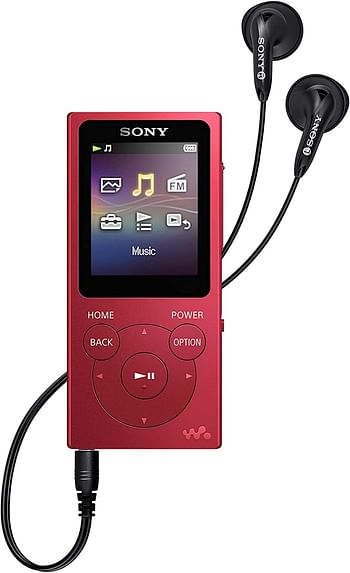 Sony Walkman Digital Media Player Nw-E394/Rc - Red