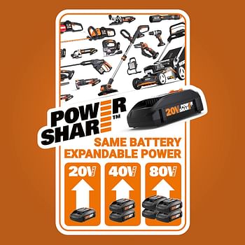 Worx WX176L.9 20V Power Share Switchdriver 2-in-1 Cordless Drill & Driver (Tool Only) Multicolor