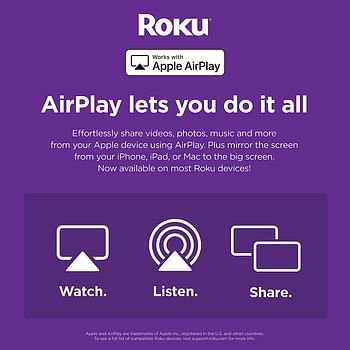 Roku Streaming Stick plus 4K HDR HD streaming player with 4x the wireless range & voice remote with TV power and volume, 3810R