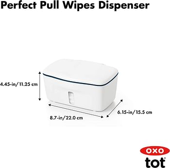 OXO Tot Perfect Pull Wipes Dispenser, Navy