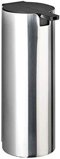 Soap dispenser, Adhesive hold, Stainless steel, 6 x 16.5 x 8 cm, Silver