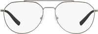 AX Armani Exchange Men's Ax1029 Metal Aviator Prescription Eyeglass Frames , Matte Gunmetal-Demo Lens, 57 Millimeters