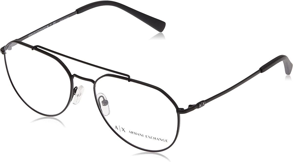 AX Armani Exchange Men's Ax1029 Metal Aviator Prescription Eyeglass Frames