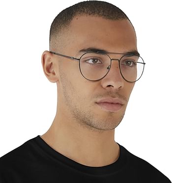 AX Armani Exchange Men's Ax1029 Metal Aviator Prescription Eyeglass Frames