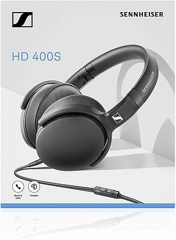 Sennheiser HD 400S Closed Back, Around Ear Headphone with Smart Remote for Calls/Music