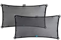 Munchkin Brica Magnetic Stretch to Fit Sun Shade, Black, 2 Pack/18x34 Inch (Pack of 2)/Bklack