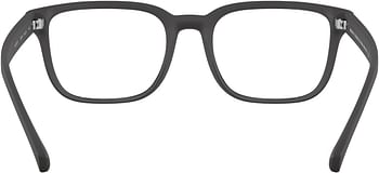 AX Armani Exchange Men's Ax3071f Asian Fit Rectangular Sungl /Matte Black-Demo Lens/54 Millimeters