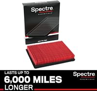 Spectre Essentials Engine Air Filter: Premium, 50-Percent Longer Life: Fits Select 1988-2009 BUICK/CADILLAC/PONTIAC/CHEVY(Allure, LaCrosse, LeSabre, le, Grand Prix, Impala, Monte Carlo), SPA-2141