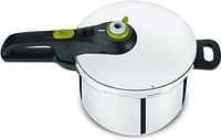 Tefal Secure 5 Neo Presure Cooker, 6 Litre, Stainless Steel, P2530752, Silver