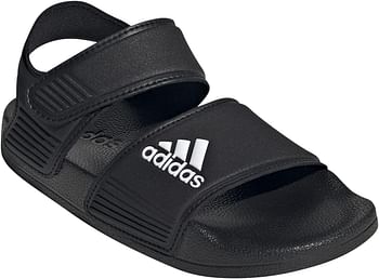 adidas ADILETTE SANDAL K Unisex-Kids Shoes/CBLACK-FTWWHT-CBLACK/30 EU